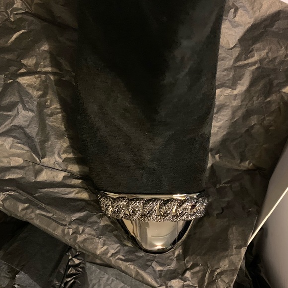 NEW🖤 CASADEI Metal Cap Suede Boots Sz 40 US 9 - Picture 3 of 4